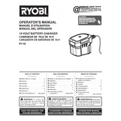 Ryobi P119 Charger manual cover