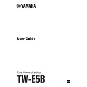 Yamaha TW-E5B Earbuds manual cover