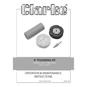 Clarke 3052005 CBK100C 4 Inch Polishing Kit manual cover