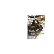 Can-Am Mini DS90 2007 Vehicle manual cover