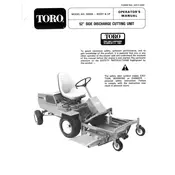 Toro 52-inch 30555 Mower manual cover