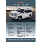 GMC Envoy 2009 manual cover