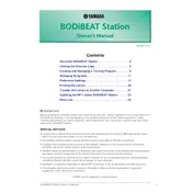 Yamaha BodiBeat Station Version 1.2.c Music Player manual cover