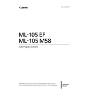 Canon ML-105 EF manual cover