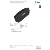 Wera 9430 Insert Pocket Kraftform Kompakt 20 Plus Pouch manual cover