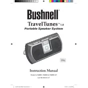 Bushnell 940001 Speaker manual cover