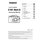 Olympus E-M1 Mark III IM019 manual cover