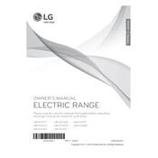 LG LRE3021ST LRE3021STF.STLLGA Range manual cover