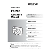 Olympus FE-200 manual cover