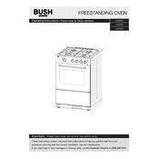 Bush AG56SB 4897051 Cooker manual cover