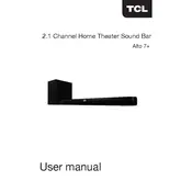 TCL TS7010 Soundbar manual cover