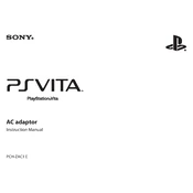 Sony PlayStation Vita PSVITA PCH-ZAC1 E manual cover