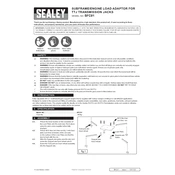 Sealey SFC01 Adaptor manual cover