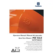 Husqvarna MZ 52LE 967277404-01 Lawn Mower manual cover