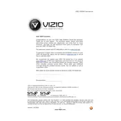 Vizio VSB200 TV manual cover