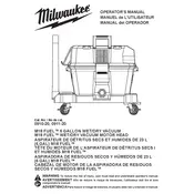 Milwaukee M18 Fuel 0910-20 Vacuum manual cover