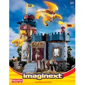 Fisher Price Mattel Imaginext System Bravemore Castle B9774 Toy manual cover