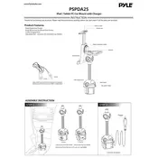 Pyle PSPAD25 Mount manual cover