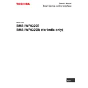 Toshiba BMS-IWF0320E Controller manual cover