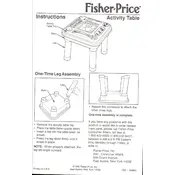 Fisher Price Mattel Activity Table 71089 Toy manual cover