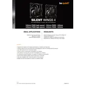 be quiet! Silent Wings 4 120mm Fan manual cover