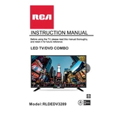 RCA RLDEDV3289 TV manual cover