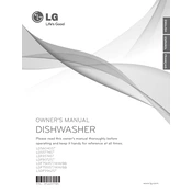 LG LDS5774ST LDS5774ST.ASTEEUS Dishwasher manual cover