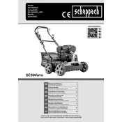Scheppach SC50Vario 5911902903 Scarifier manual cover