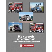 Kenworth T170 2019 Truck manual cover