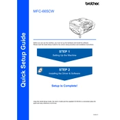 Brother MFC-665CW manual cover