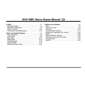 GMC Sierra 2010 manual cover