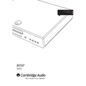 Cambridge Audio Azur 351C Player manual cover