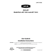 AGA eR7 150-5 Cooker manual cover