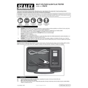 Sealey VS270 Tester manual cover