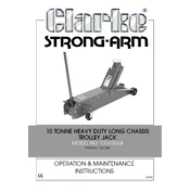 Clarke 7621045 CTJ10GLB 10 Tonne Trolley Jack