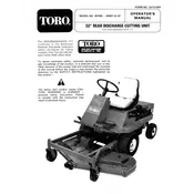 Toro Groundsmaster 52-inch 30768 Mower manual cover