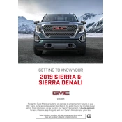 GMC Sierra 2019 manual cover