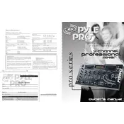 Pyle PYD1912 Mixer manual cover