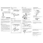 Audio-Technica AT-HS4 Headshell manual cover