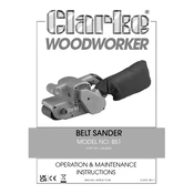 Clarke 6462050 BS1 Belt Sander manual cover