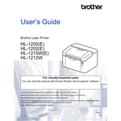 Brother HL-1200(E) manual cover