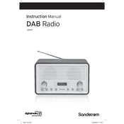 Sandstrom SDR15 manual cover