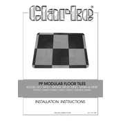 Clarke 3608060 MFG1 PP Modular Floor Tiles manual cover