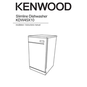 Kenwood KDW45X10 manual cover