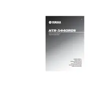 Yamaha HTR-5440RDS Receiver manual cover