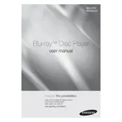 Samsung BD-D5300 Blu-ray Player manual cover