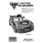 Power Wheels Mattel Lightning McQueen X3417 Toy manual cover