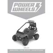 Power Wheels Mattel Baja Trailster GRJ51 Toy manual cover