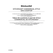 KitchenAid KCGC558JSS Cooktop manual cover