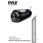 Pyle PBMSPG50 Speaker System manual cover